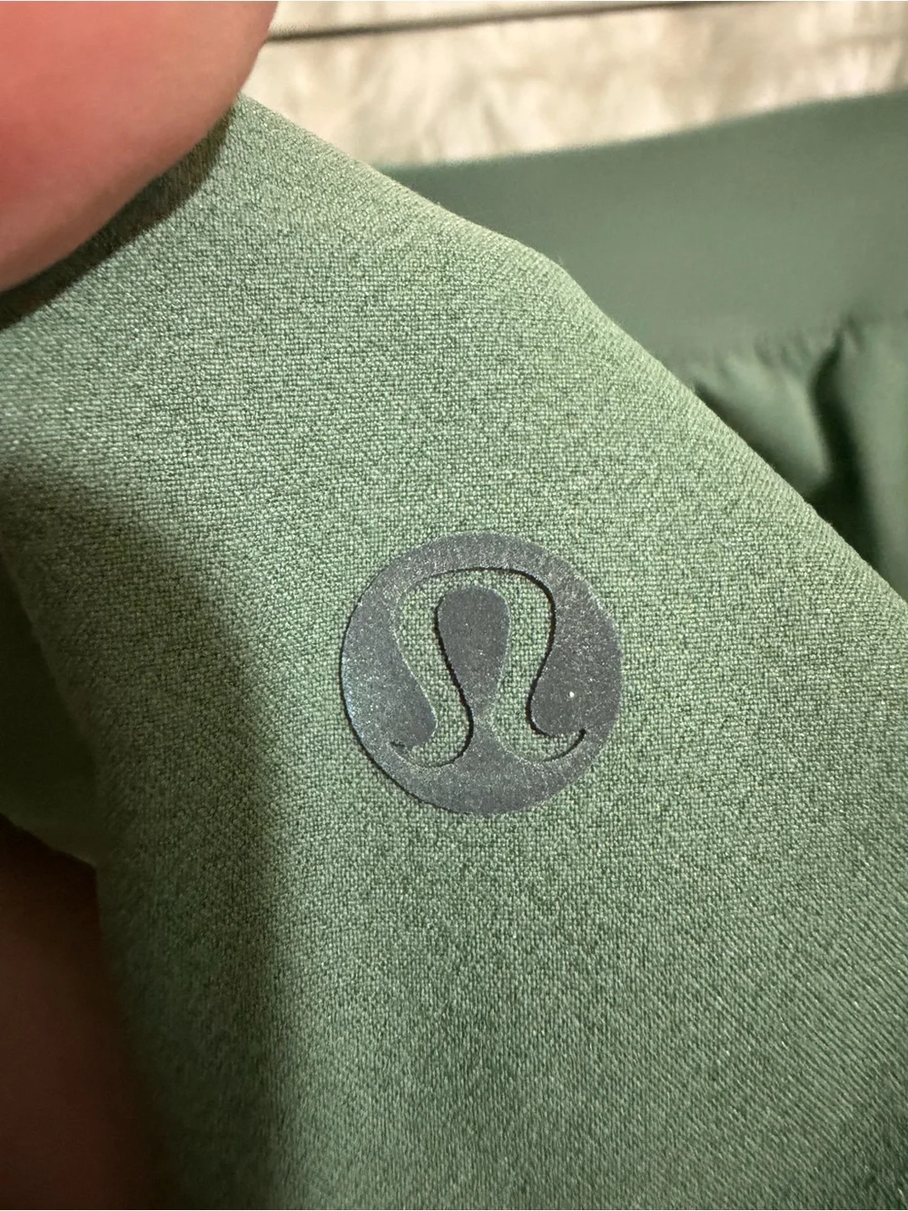 lululemon athletica Men's Sage Green Drawstring Athletic Shorts